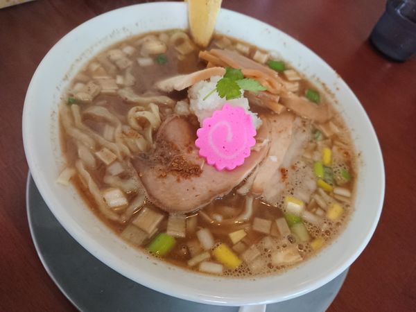 「秋刀魚の濃ゆい煮干しそば 750円」@秋刀魚煮干し蕎麦 高倉の写真