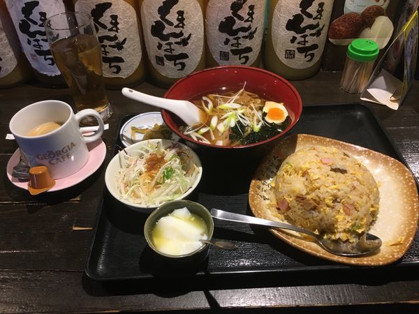 「五目炒飯、ラーメン(760¥)」@創作中華 えん弥 桜ニュータウン店の写真