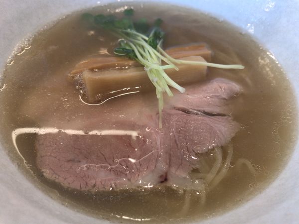 「塩ラーメン800円」@頂湯 soraの写真