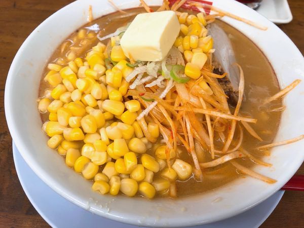 「ネギ味噌バターコーンラーメン」@ラーメンばんだい 善部町店の写真