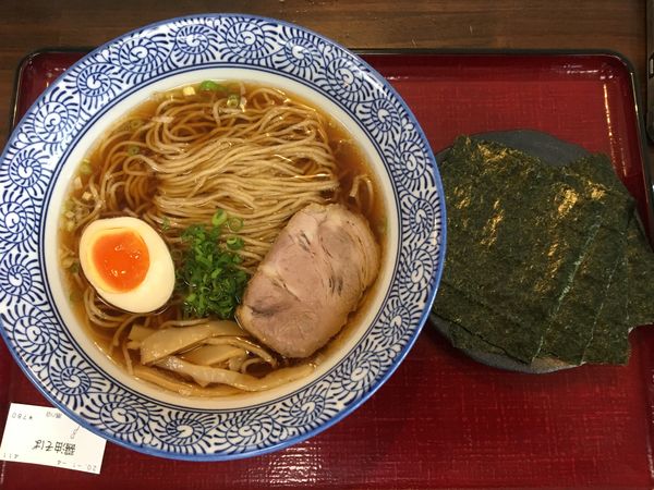 「醤油そば/海苔」@天然だしラーメン 潮の音の写真