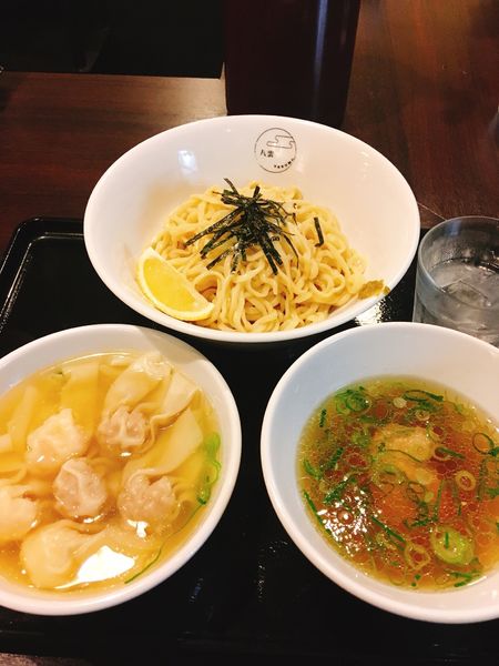 「つけそば 特製ワンタン」@八雲の写真
