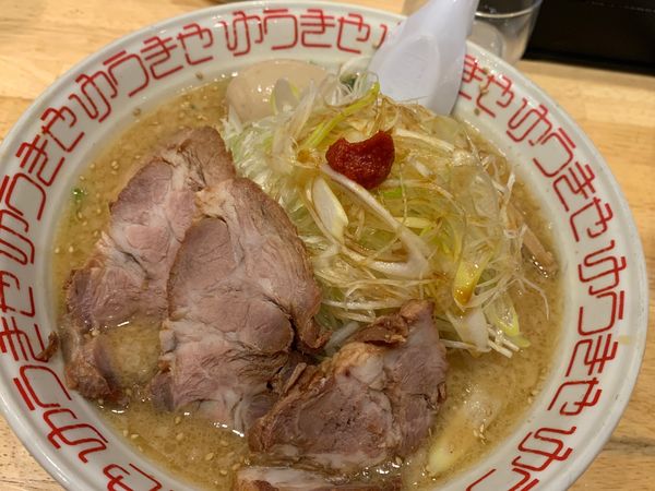 「赤みそネギチャーシュー麺」@ゆうきや つくば学園店の写真