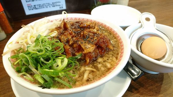 「【昼】肉汁麺レベル2」@肉汁麺 ススム 高田馬場店の写真