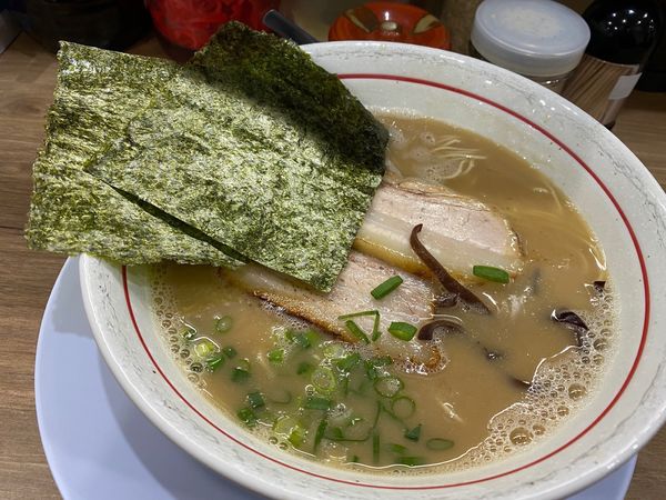 「R2/1/4 ラーメンバリカタ680円」@麺場 絆1048の写真