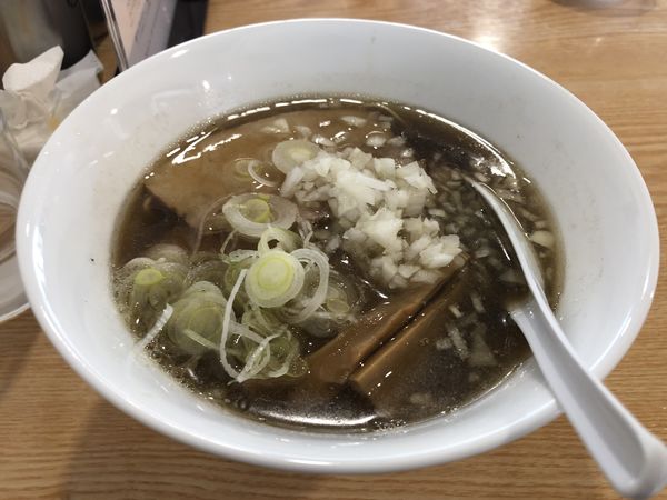 「かけそば肉入り」@ツバメヤの写真