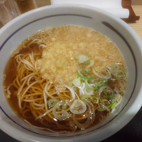 「たぬきそば」@吉そば 赤坂店の写真