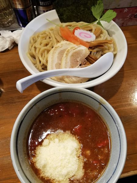 「トマトチーズつけ麺」@麺屋 蕃茄の写真