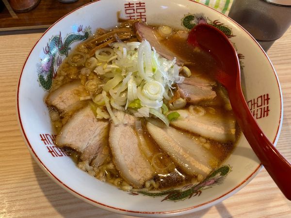 「R1/12/15 限定喜多方風肉そば950円＋吊るし焼きチャーシ」@拉麺 大公 南太田本店の写真
