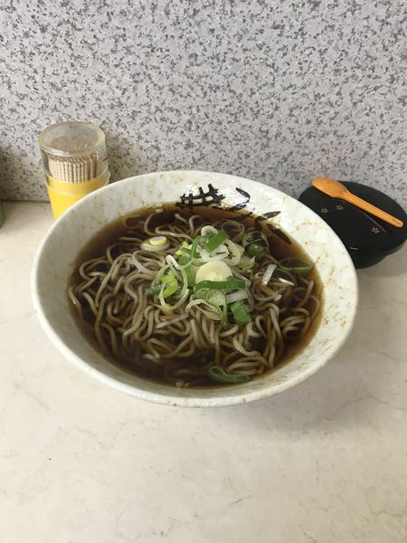 「かけそば280円」@みまつの写真