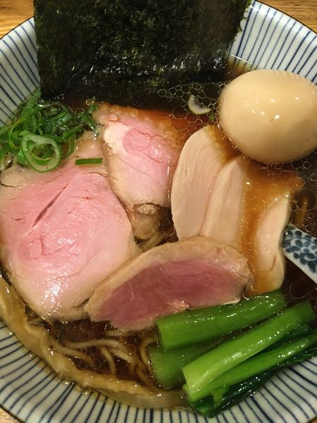 「味玉肉増し醤油そば」@中華そば きなりの写真