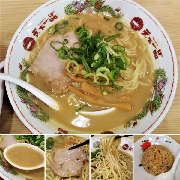 「こってり＆チャーハンセット  1080円」@天下一品 秋葉原店の写真