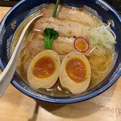 叉焼純粋豚そば＋味付け卵＋塩辛丼