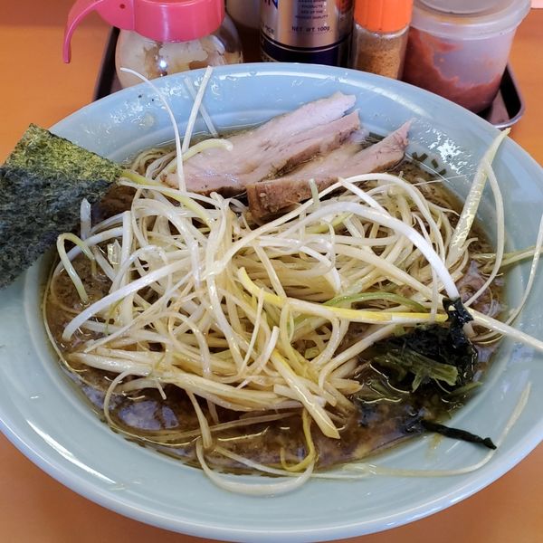「ネギラーメン並」@ラーメンショップ 椿 小川店の写真