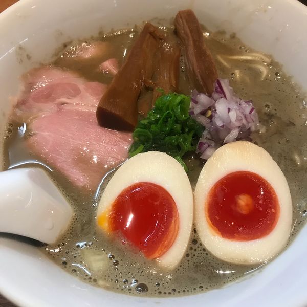 「特製濃厚煮干そば 1,050円」@鶏そば 煮干そば 花山の写真