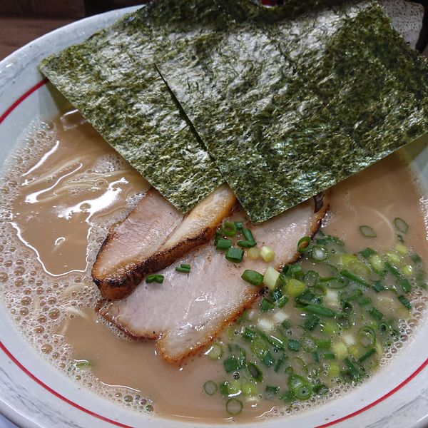 「ラーメン680円、ライス120円、替玉100円」@麺場 絆1048の写真