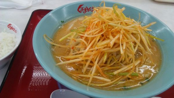 「ねぎ味噌ラーメン 860円」@くるまやラーメン 青井店の写真