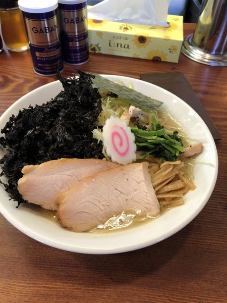 「ネギラーメンバラ海苔トッピング」@良温(Ra-on)の写真