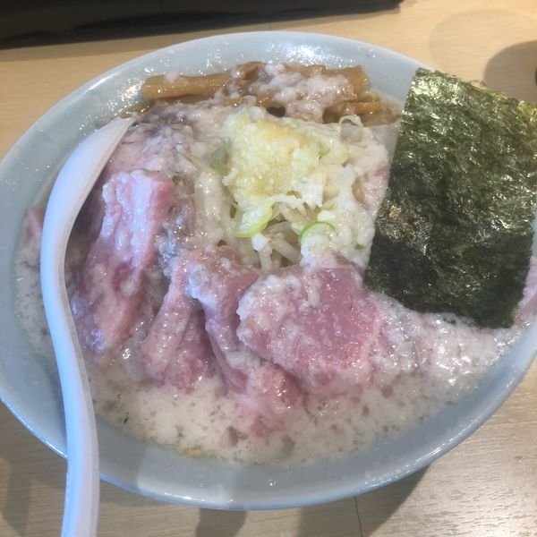「ニンニク弁慶」@らー麺 アオキジの写真