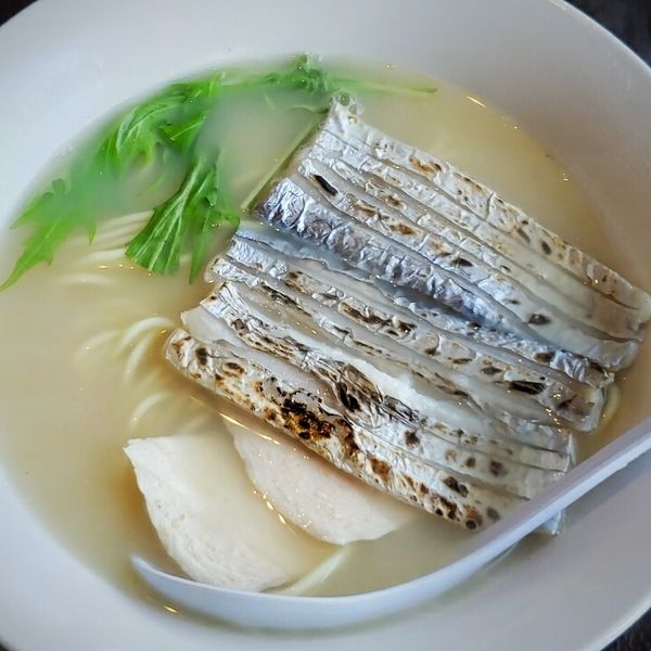 「【限定】タチウオラーメン ８００円」@麺屋 天海の写真