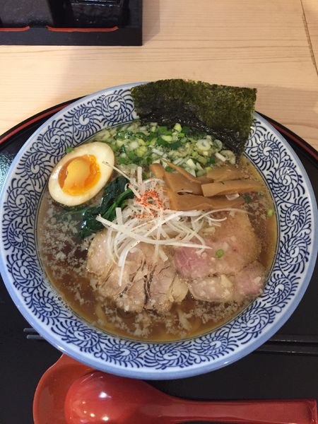 「特製煮干しそば醤油」@麺匠 極の写真