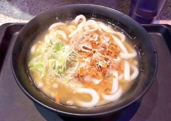 「肉骨茶（バクテー）うどん」@名代 富士そば 昭和通り店の写真