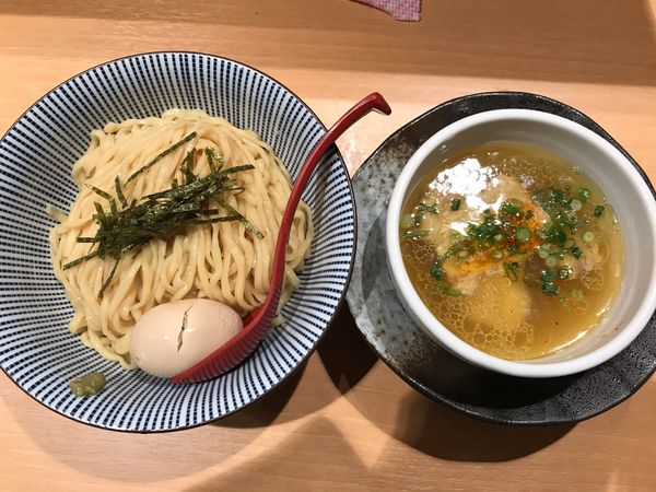 「塩つけ麺(並)味玉」@塩つけ麺 灯花の写真