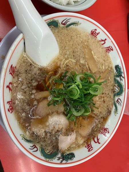 「醤油ラーメン+油淋鶏唐揚げセット」@ラーメン魁力屋 五反田店の写真
