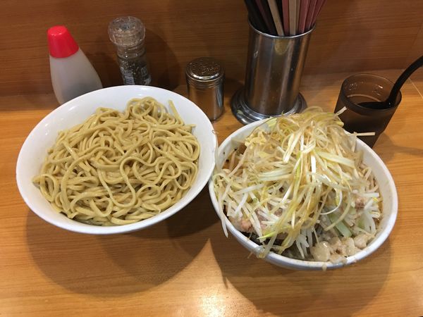 「大つけ麺　ネギ」@ラーメン二郎 八王子野猿街道店2の写真