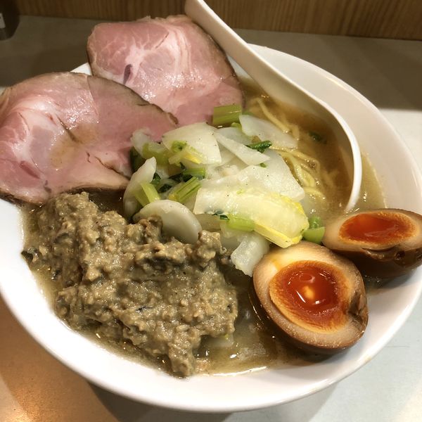 「【限定】 超濃厚牡蠣そば ￥980」@麺屋 扇 SENの写真