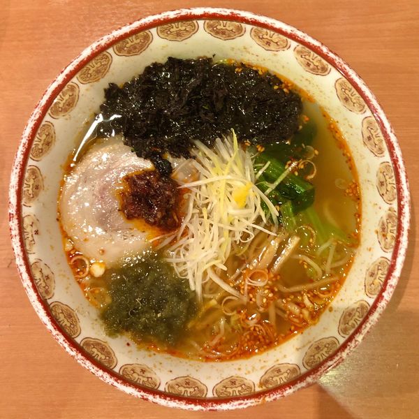 「辛塩ラーメン730円‬﻿ ‪※カスタマイズ後‬﻿」@俺流塩ラーメン 中目黒店の写真