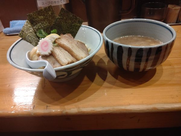 「特製煮干しつけ麺(並盛・200g)1,180円」@蕾 煮干 分家の写真