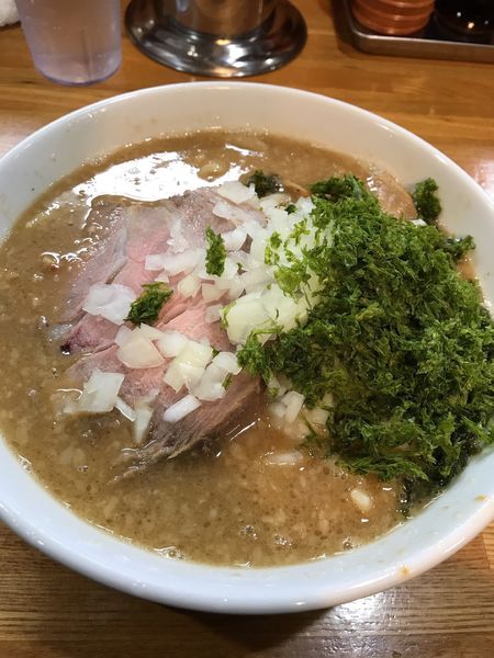 「中華そば味噌(大脂)＋バラ海苔」@中華そば136の写真