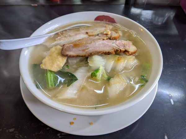「五香ラーメン(太麺)」@13湯麺の写真