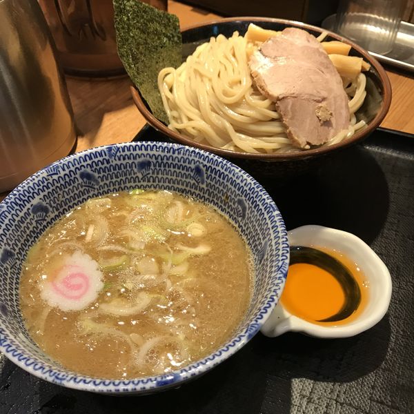 「海老つけめん並（￥830）」@舎鈴 クロスガーデン川崎店の写真