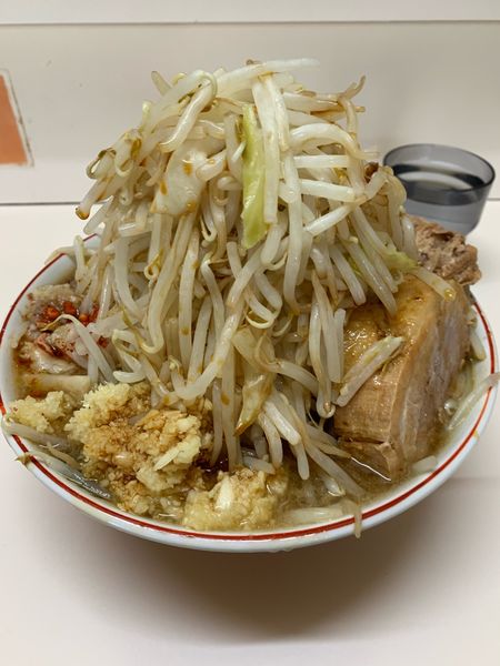 「小ラーメン　全マシ　辛いヤツ」@ラーメン豚五里羅Ⅲ 信州旅情編の写真