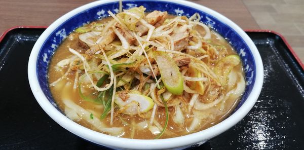 「深谷ネギチャーシュー平打ラーメン(1000円)」@せたが屋 pasar蓮田店の写真