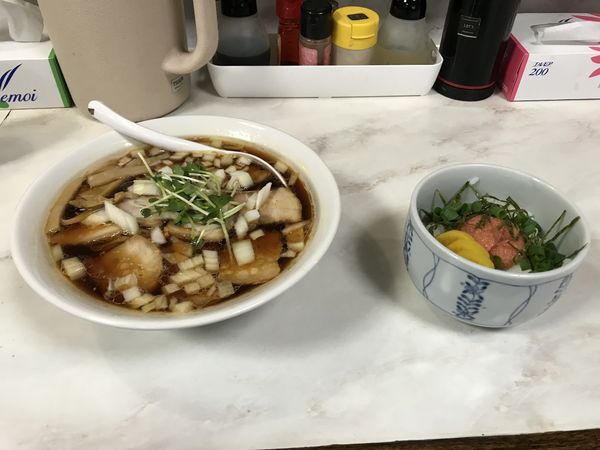 「爺ラーメン　明太丼」@ラーメン爺の写真
