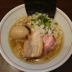 煮干し蕎麦（塩）＋味玉