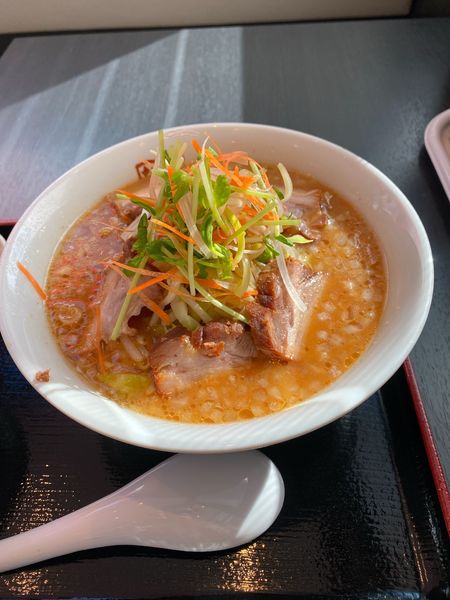 「しょうが風味のあったか味噌ラーメン」@喜多方ラーメン坂内 石岡店の写真