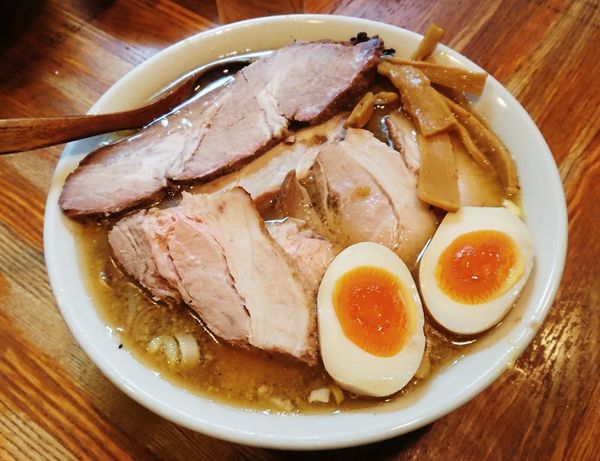 「ミックス肉麺 +味玉」@麺 髙はしの写真