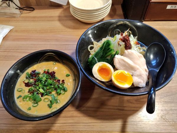 「冬季限定 麻婆ゆし豆腐つけ麺」@琉球島豚 麺屋なりよしの写真