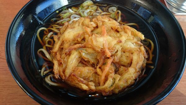 「かき揚げそば」@大江戸そば 錦糸町東店の写真