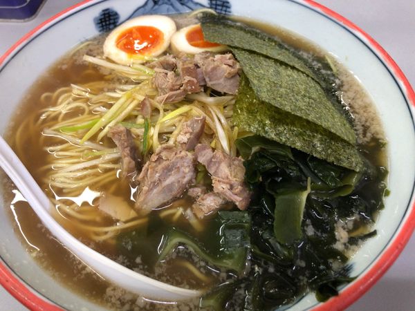 「ネギラーメン　朝サービス玉子」@ラーメンショップ 122号騎西店の写真