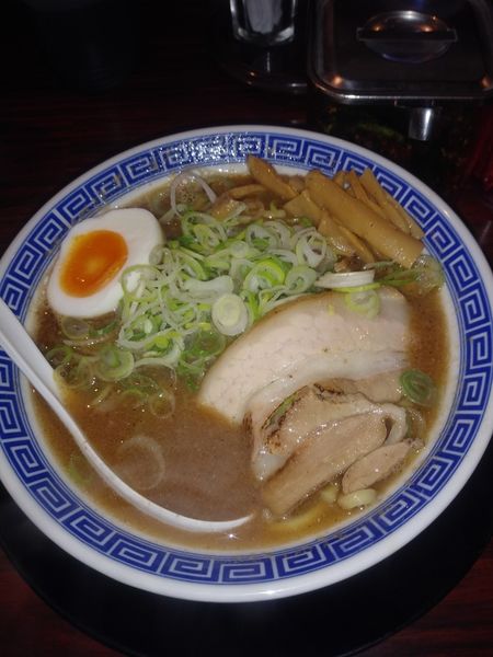 「魚介豚骨らーめん」@らーめん伏竜 本店の写真