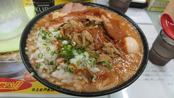 「濃厚煮干ラーメン味噌940円+他」@ラーメン 富次郎 堀町店の写真