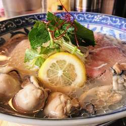 牡蛎そば 麺かため