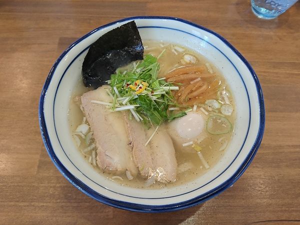 「ゆず塩らーめん 780円(平日ランチ味玉)」@らーめん 仙松の写真