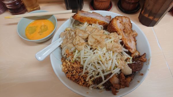 「油そば あぶら」@自家製ラーメン 大者の写真