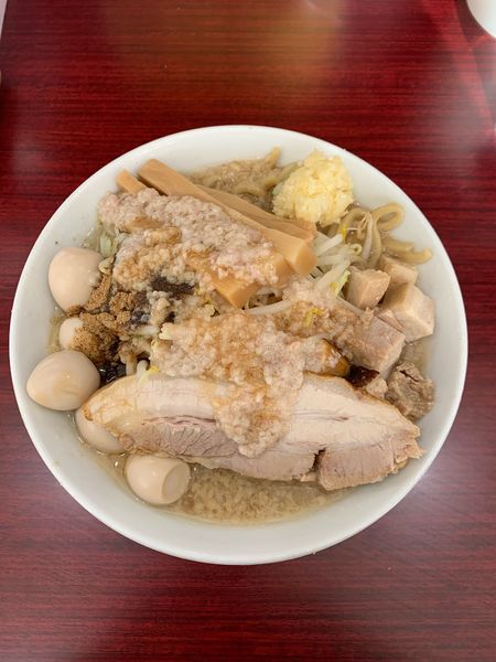 「らーめん全部のせ」@継承 あっ晴れ 関店の写真